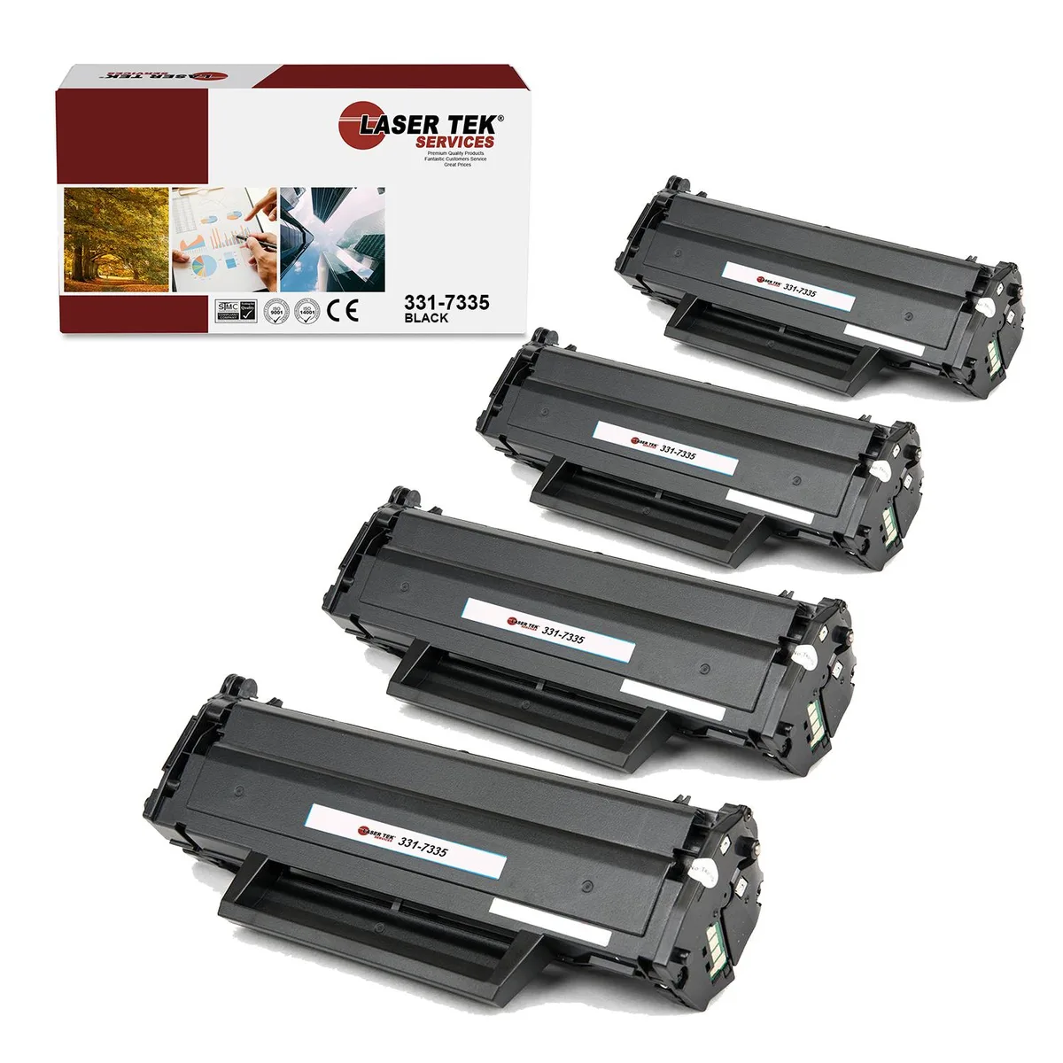 Laser Tek Services Laser Tek Services 331-7335 4-pack Black toner cartridge 1500 pages — product photo