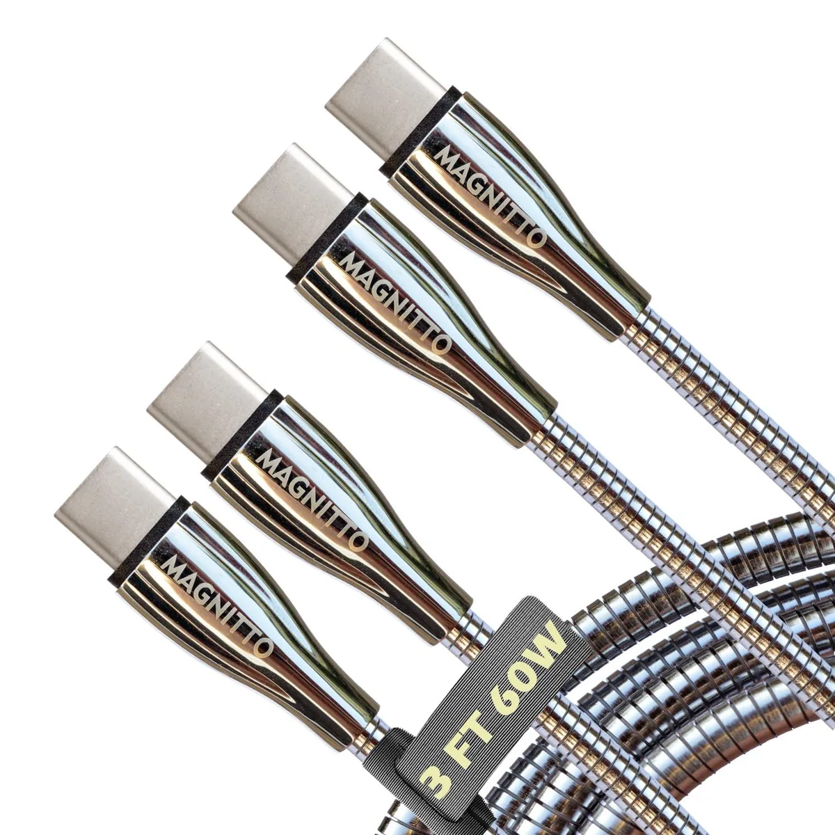  Belkin ZMC-A-03-USBC Samsung Gala USB-C to USB-C cable 60W 3ft orange 2-pack — product photo