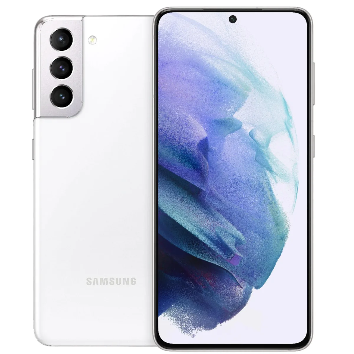 SAMSUNG SAMSUNG Galaxy S21 5G 128 GB Phantom White cell phones - unlocked — product photo