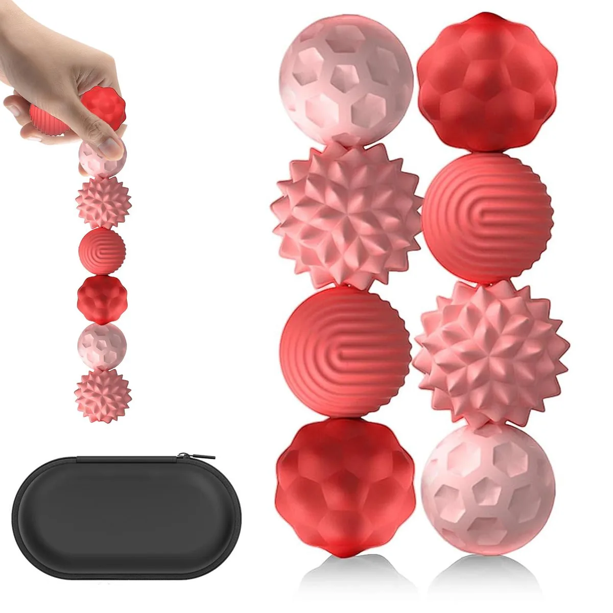 Silicone Magnetic Balls 8Pcs Sensory Toy — product photo