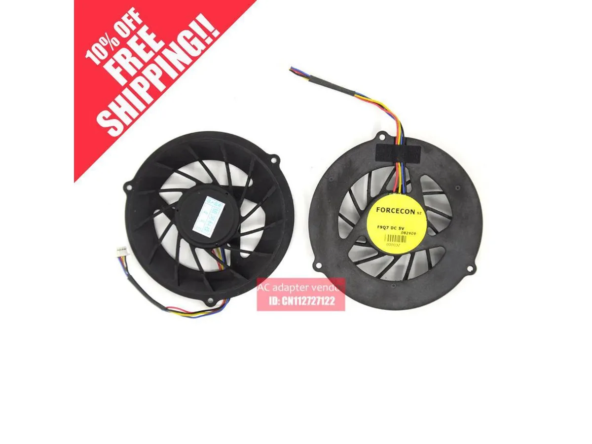 Fans Fans Dell M4500 CPU Cooling Fan DFB601505M30T F9Q7 — product photo
