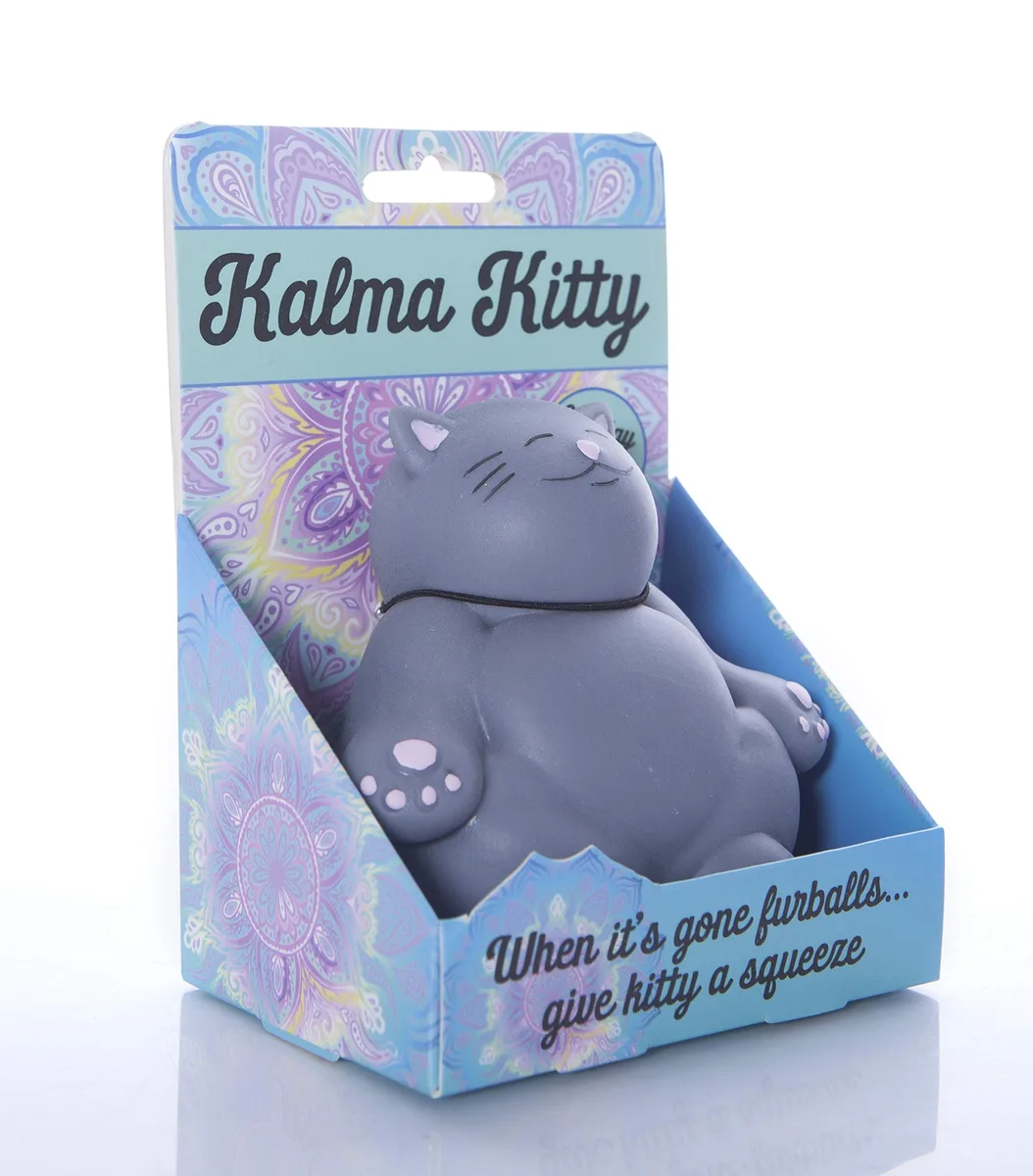 Boxer Gifts Kalma Kitty Stress Relief Toy BB2233 Grey — product photo