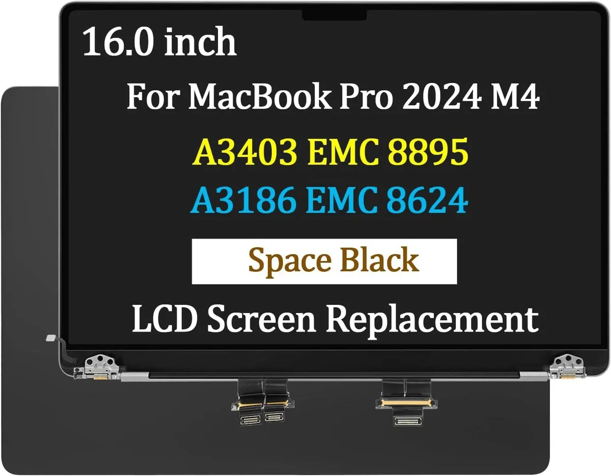 NUOLAISUN NUOLAISUN Screen Replacement MacBook Pro A3403 EMC 8895 16.2" 2024 Space Black — product photo