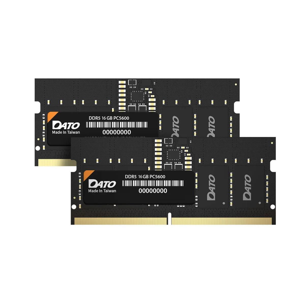 DATO DATO DT16G5DS56X2 32GB (2x16GB) DDR5 5600MHz SODIMM laptop RAM — product photo