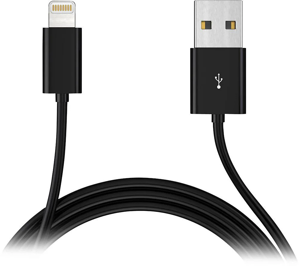 General Manufacturing General Manufacturing 6' Lightning Cable Black — product photo
