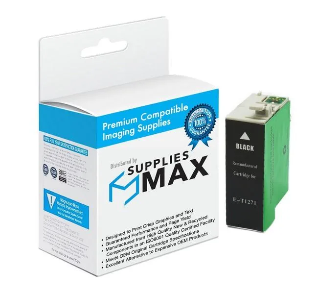 SuppliesMax SuppliesMax T127120 Black Inkjet Cartridge 945 Pages — product photo