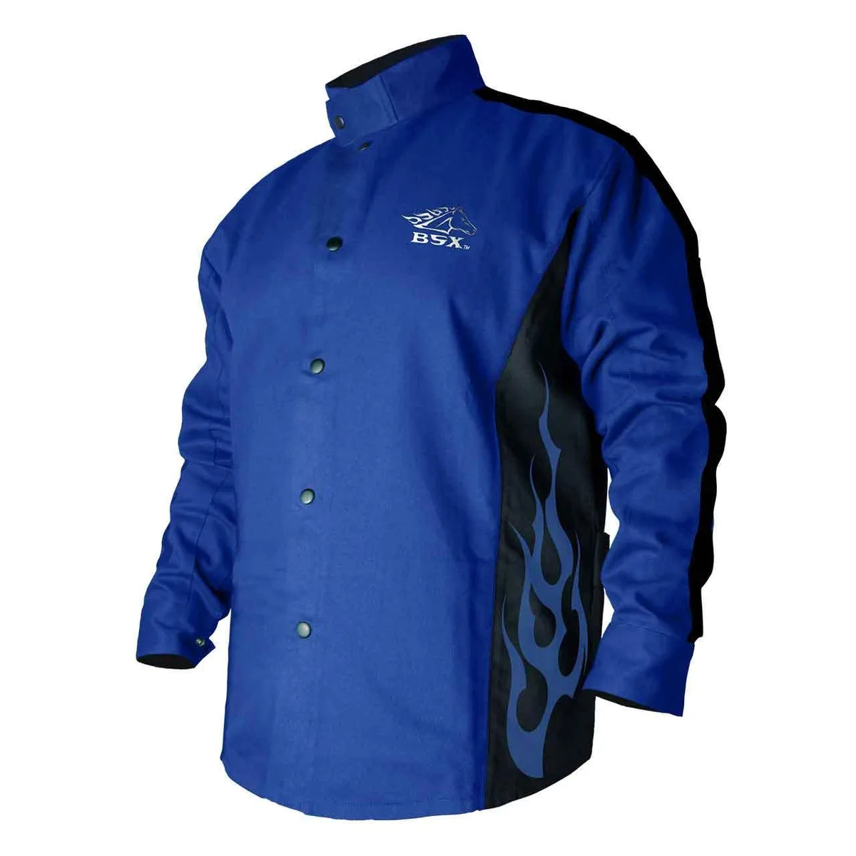 Revco Industries Revco Industries BSX Contoured FR Cotton Welding Jacket Royal Blue Large — product photo