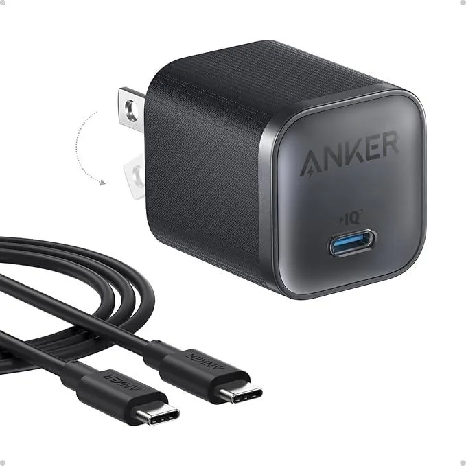Anker Anker Nano 45W USB-C charger with 6 ft cable — product photo
