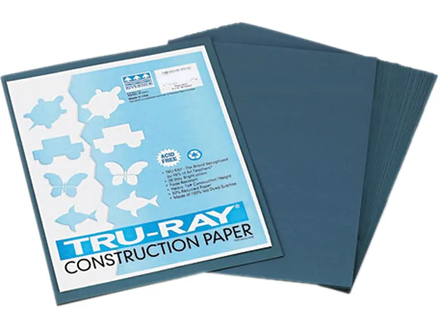 Pacon Pacon 103028 paper 76 lbs 9 x 12 Slate 50 sheets — product photo
