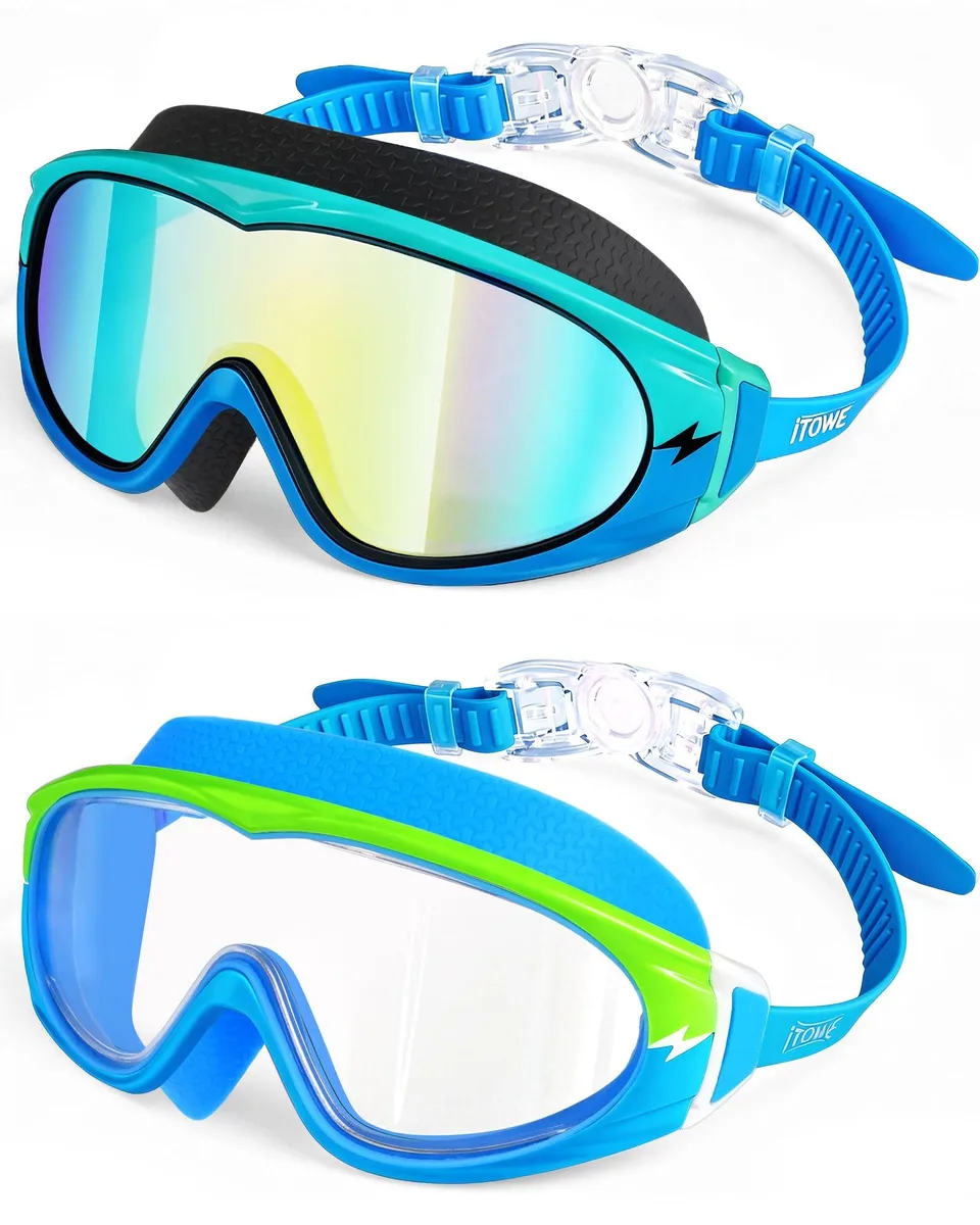  ASUS Swimming Goggles 180° Wide View Anti-Fog UV Kids 5-15 — product photo