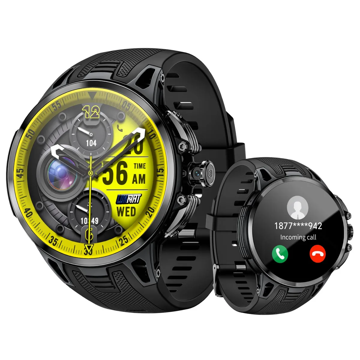 LOKMAT LOKMAT APPLLP 4 PRO S2071 smart watch 1.75-inch AMOLED 3GB 32GB Black — product photo