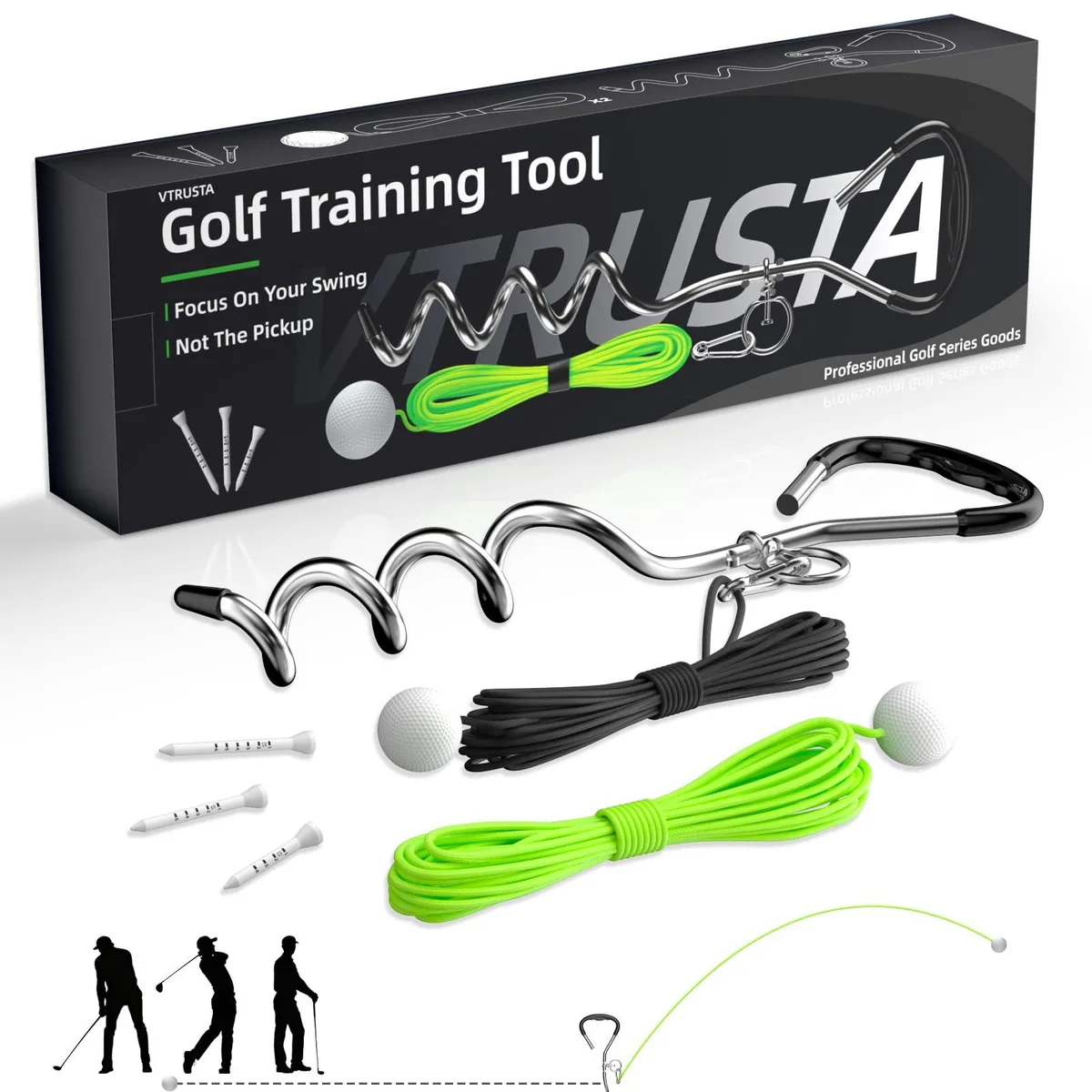  VTRUSTA Golf Training Tools 50' Flight Ball Rack — product photo