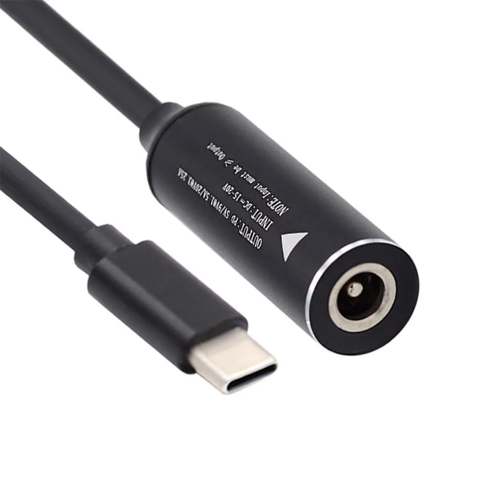 Fervit Fervit 3.5x1.35mm DC Jack to USB-C PD Cable 65W — product photo
