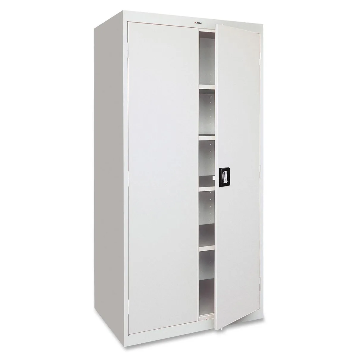 Lorell Lorell 41306 Steel Storage Cabinet 36x18x72 Light Gray — product photo