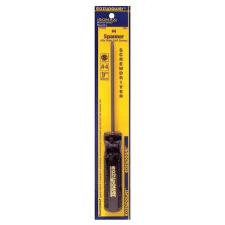 Eazypower Corp Eazypower Corp 79740 Tamper Resistant Spanner Screwdriver #4 Round hand screwdriver — product photo