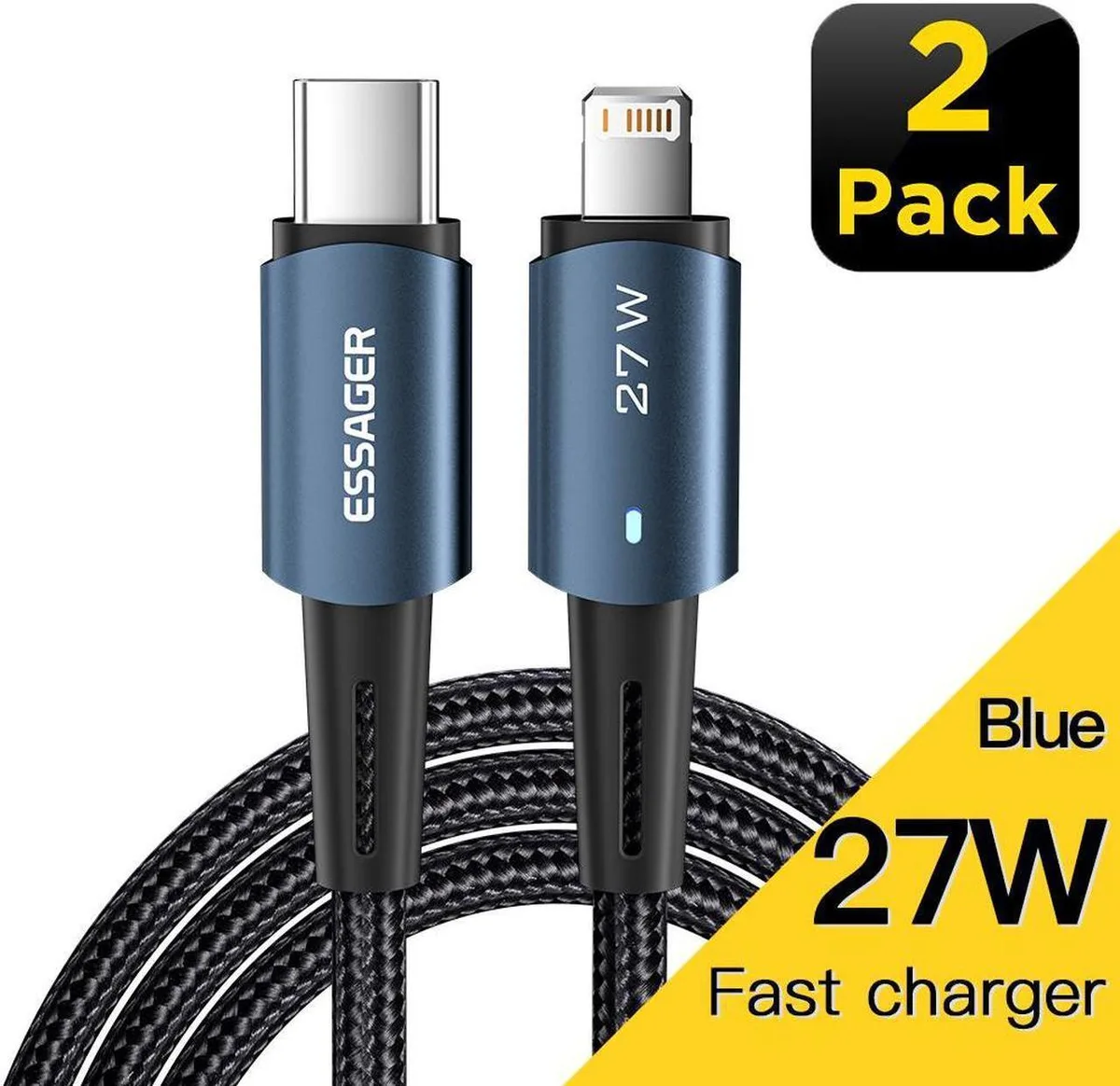 SMUGDESK SMUGDESK USB-C to Lightning cable 3.3ft 1-pack MFi certified — product photo