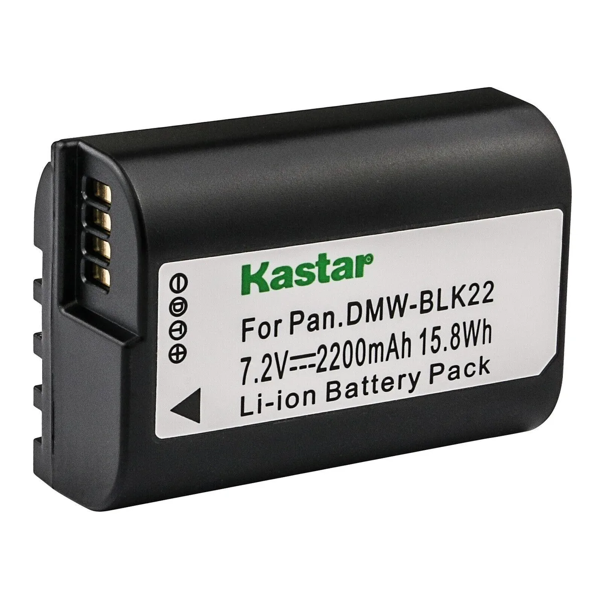 Kastar Kastar DMW-BLK22 2200mAh 7.2V 15.8Wh camera battery — product photo