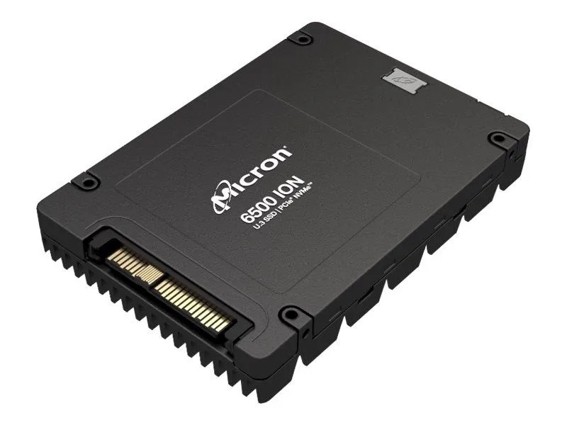 Micron Micron MTFDKCC30T7TGR-1BK1D 6500 ION 30.72TB enterprise SSD — product photo