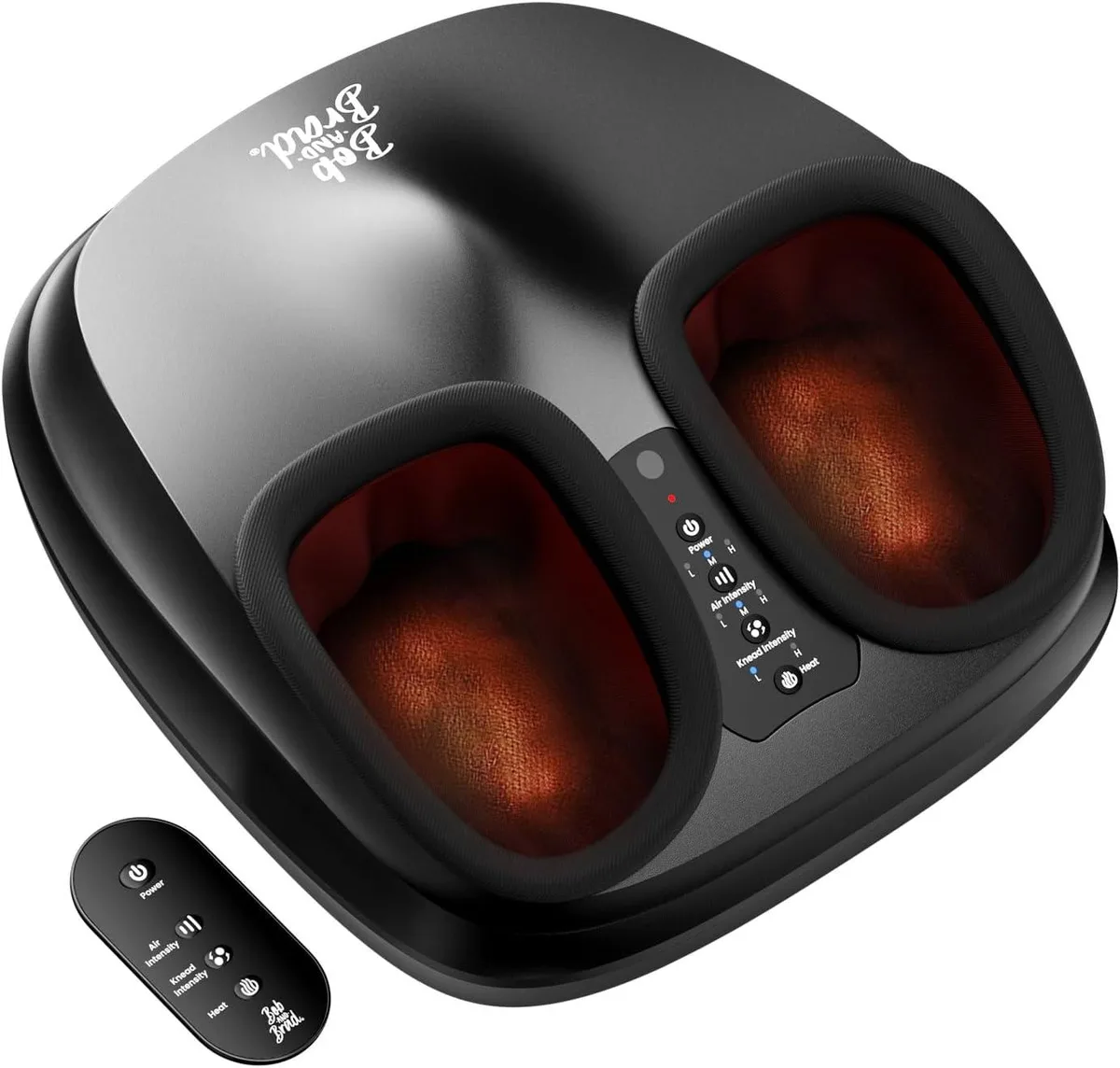 Bob and Brad Bob and Brad 827-R Foot Massager with Heat and Remote, Men Size 12 — product photo
