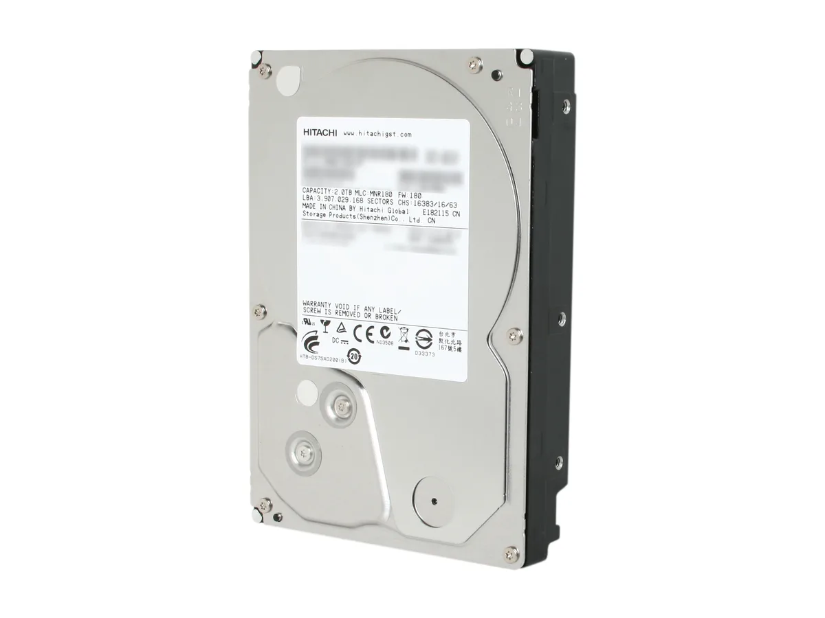 HGST HGST 0f12115 Deskstar 7K3000 2TB 7200 RPM 64MB Cache SATA 6.0Gb/s 3.5" Internal Hard Drive — product photo
