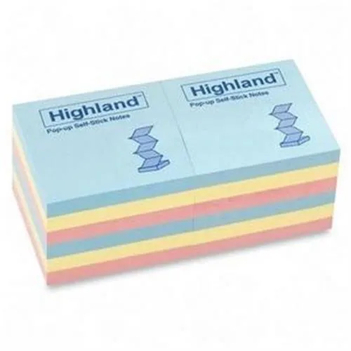 3M 3M 6549PUA Highland Self-Stick Notes Pad — product photo