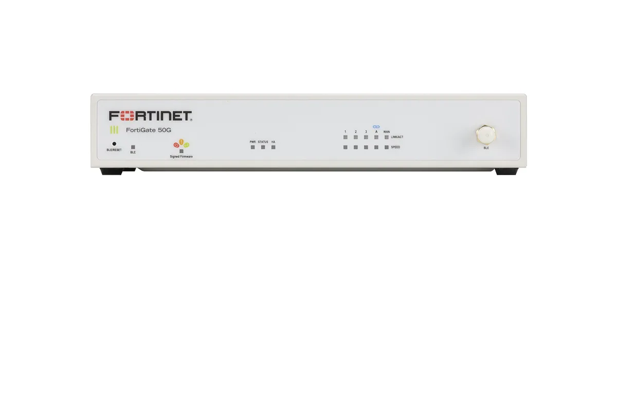 Fortinet Fortinet FG-50G firewall appliance 5x GE RJ45 ports — product photo