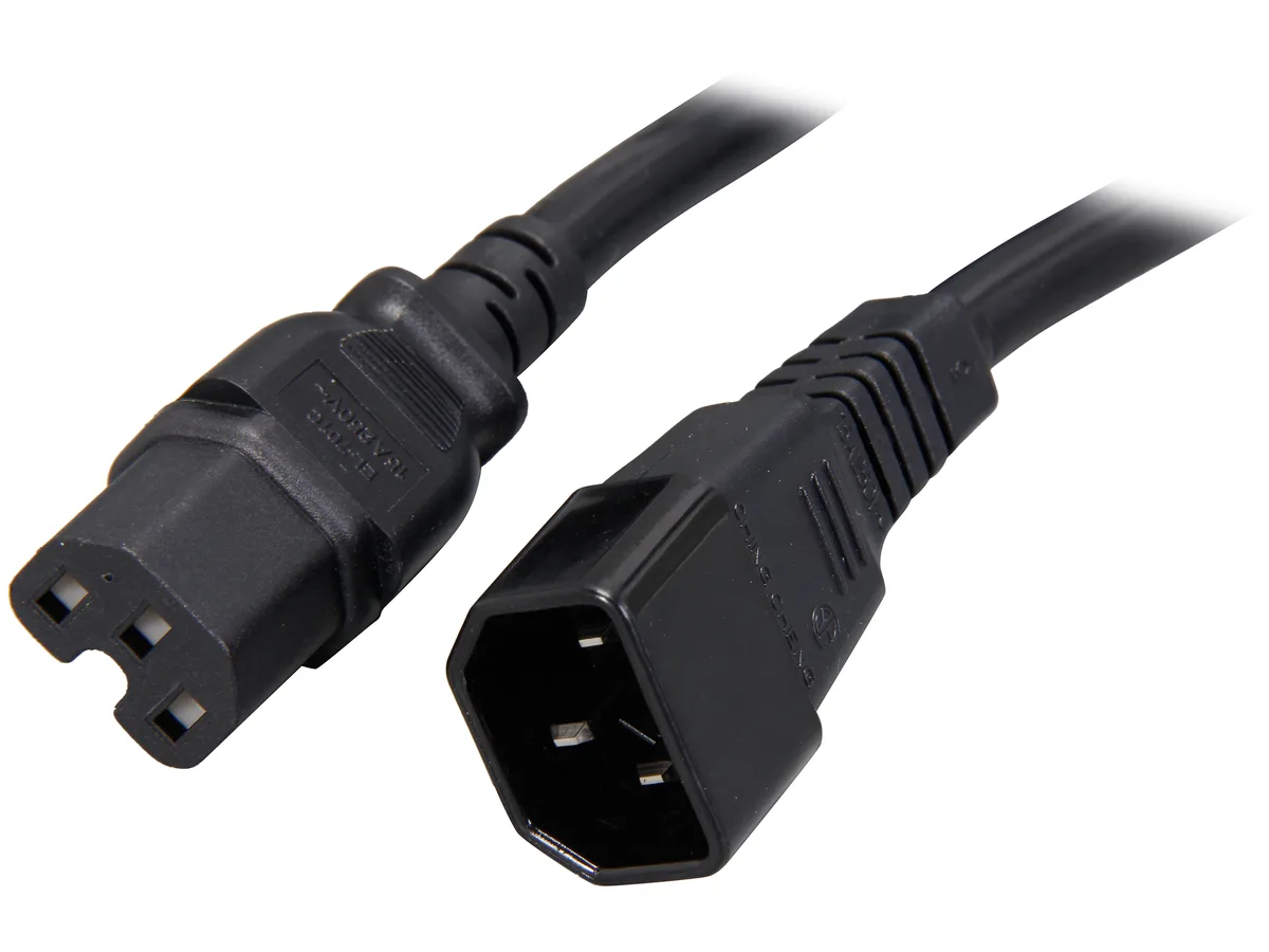 STARTECH STARTECH PXTC14C153 3 ft 14 AWG C14 to C15 computer power cord — product photo