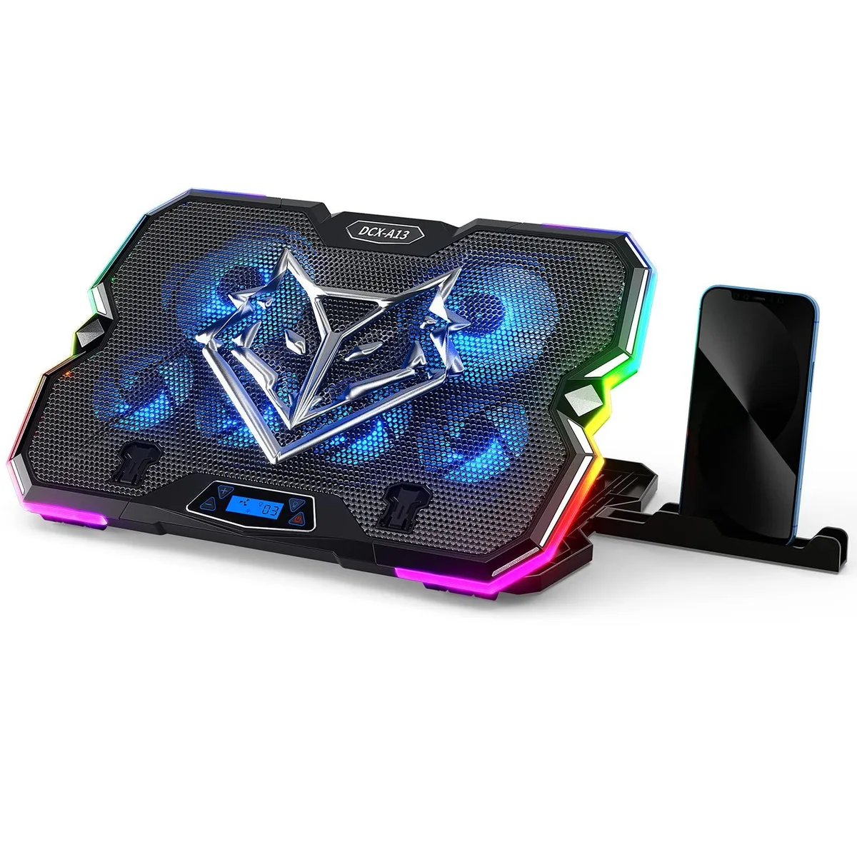 DNBeffulgent DNBeffulgent DCX-A13 laptop cooling pad 6 fans 15.6 inch Blue — product photo