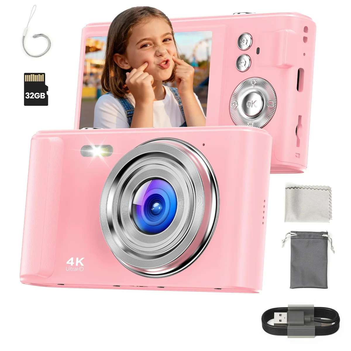 Polaroid PIXPRO DC05 48MP 4K Point & Shoot Camera Black — product photo