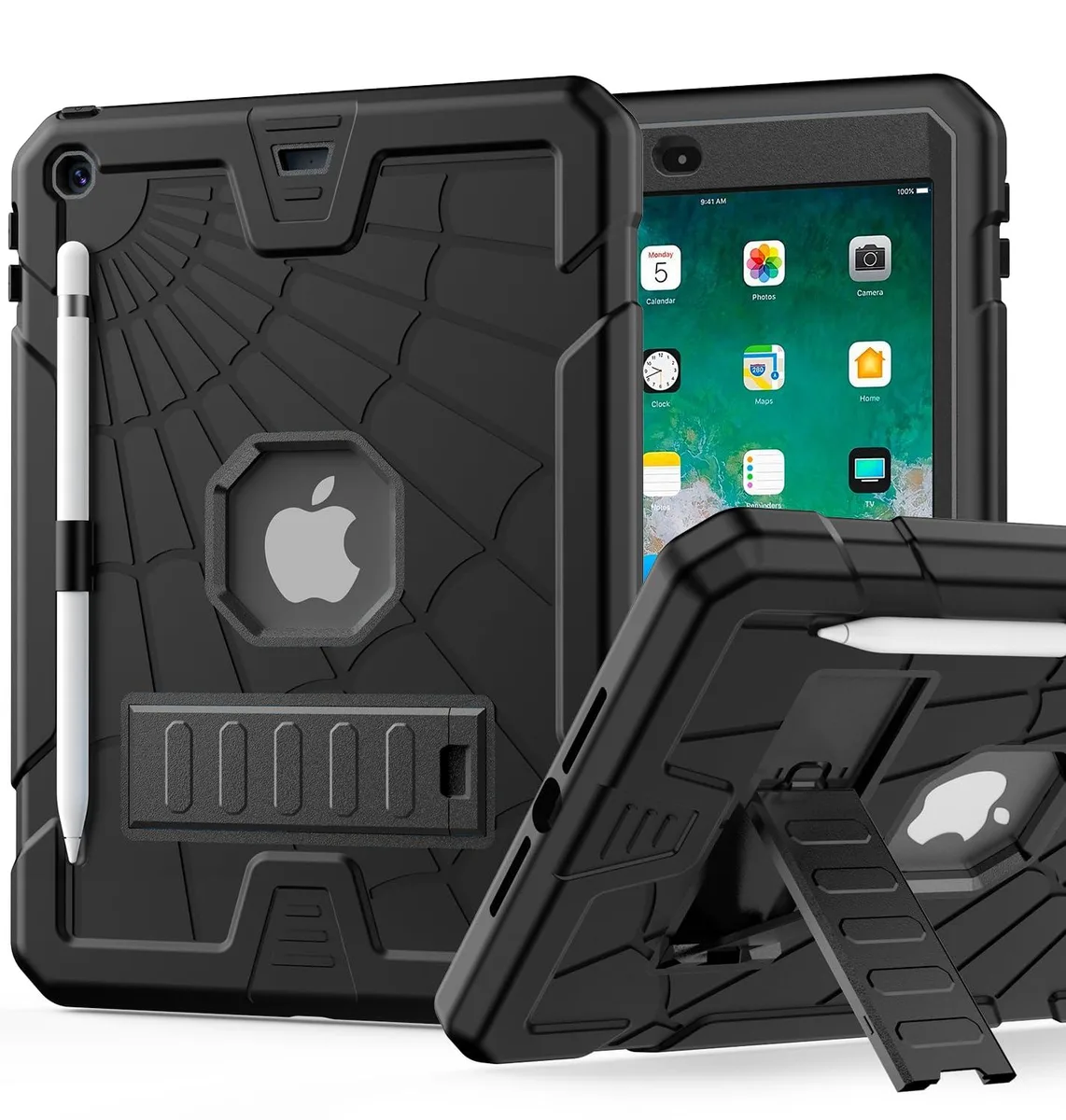  SIBEITU A1893/A1954/A1822/A1823 iPad 9.7 Case Black — product photo