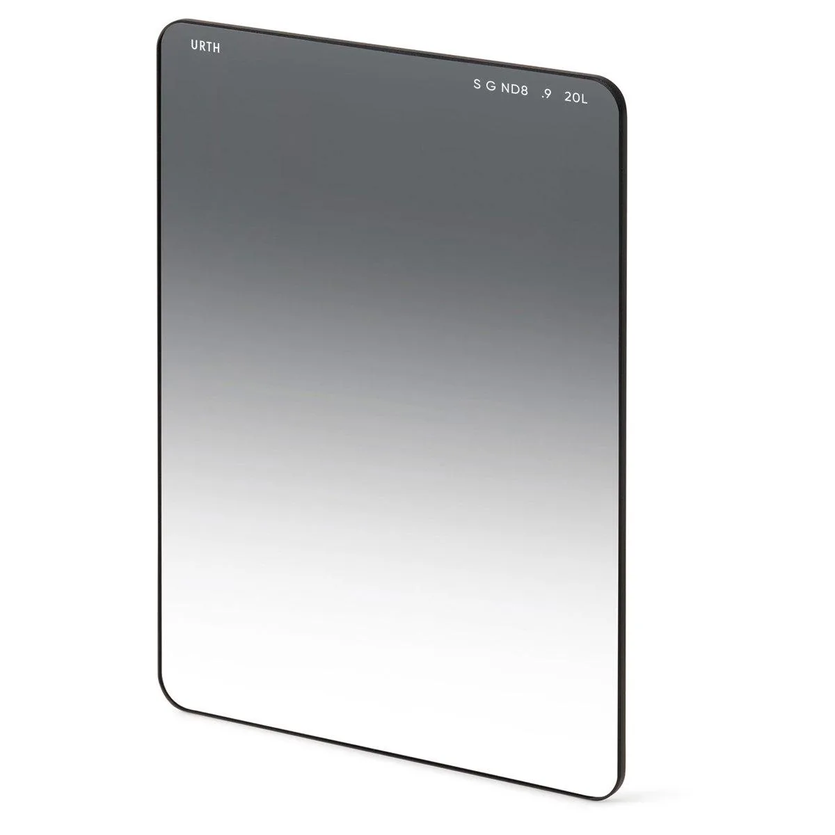 Square glass filter, graduated dark to clear, 75 by 100 millimetres