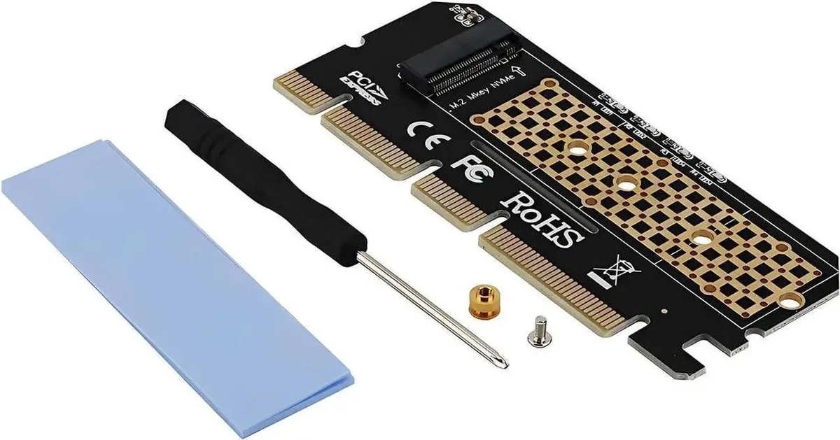 Vszerda Vszerda PCIe to M.2 NVMe Adapter Card 2U Server 2230 2242 2260 2280 — product photo