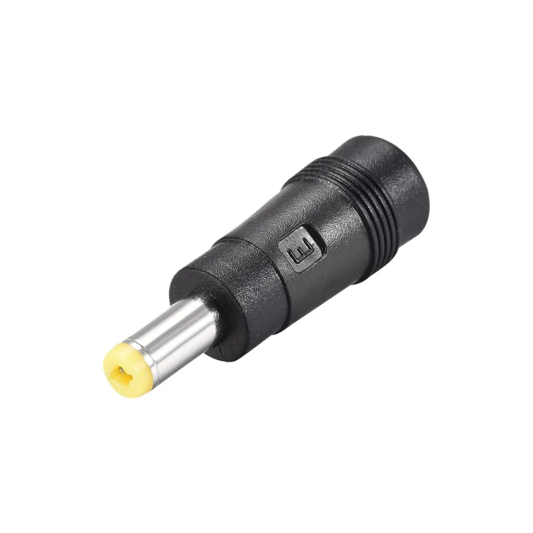 Unique-Bargains Unique-Bargains DC Power Adapter 5.5mm x 1.7mm Male to 5.5mm x 2.1mm Female Yellow — product photo