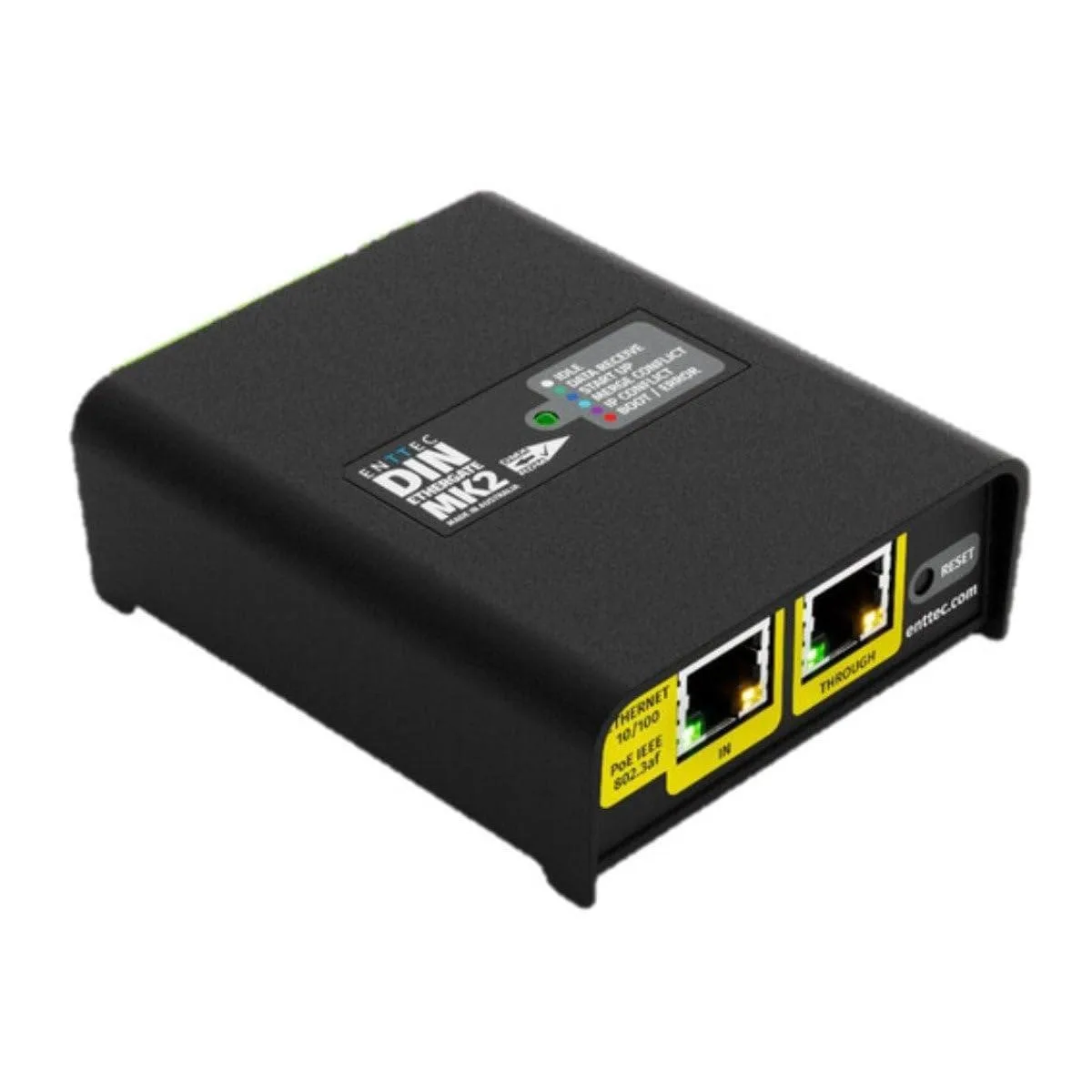ENTTEC ENTTEC DIN Ethergate Mk2 POE 71031 2 Universe DMX Converter — product photo
