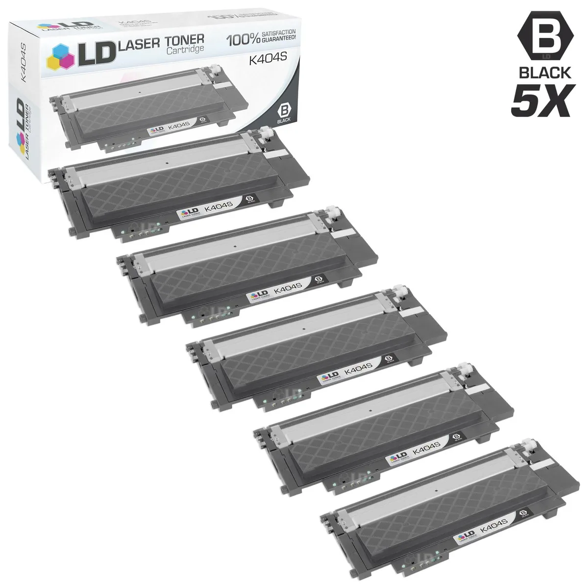 LD Products LD Products CLT-K404S Black Toner Cartridge 5-Pack — product photo