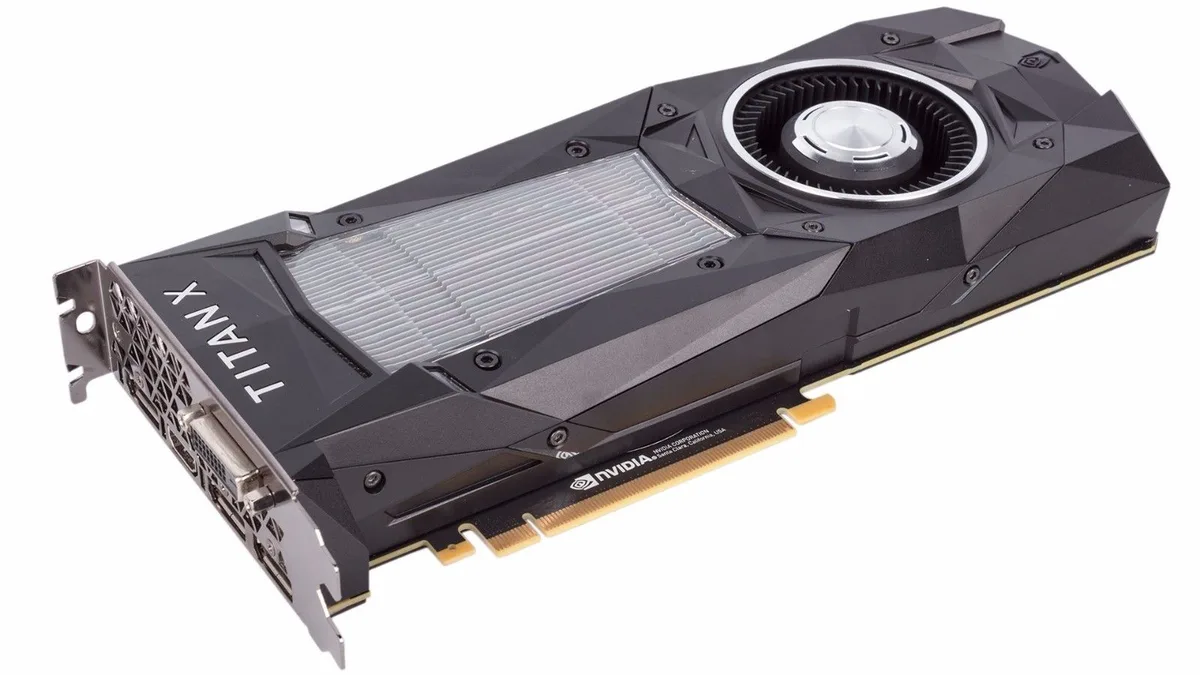 NVIDIA NVIDIA GeForce Titan X (Pascal) 12GB GDDR5X graphics card — product photo