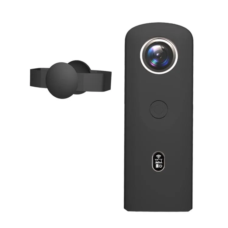 eForChina eForChina Silicone Protective Case for Ricoh Theta SC2 360 Camera Black — product photo