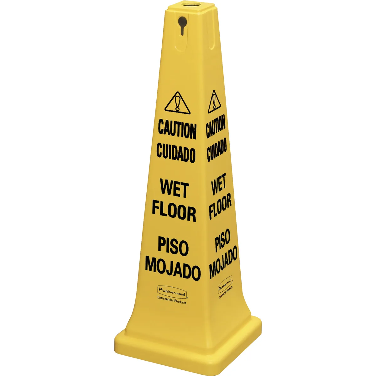 Rubbermaid Commercial Rubbermaid Commercial 627677CT 36" Caution Wet Floor Cone Sign 5/Carton — product photo