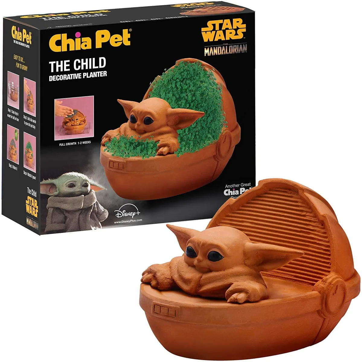 Joseph Enterprises Joseph Enterprises CP942-01 Chia Pet Planter Star Wars Yoda the Child — product photo