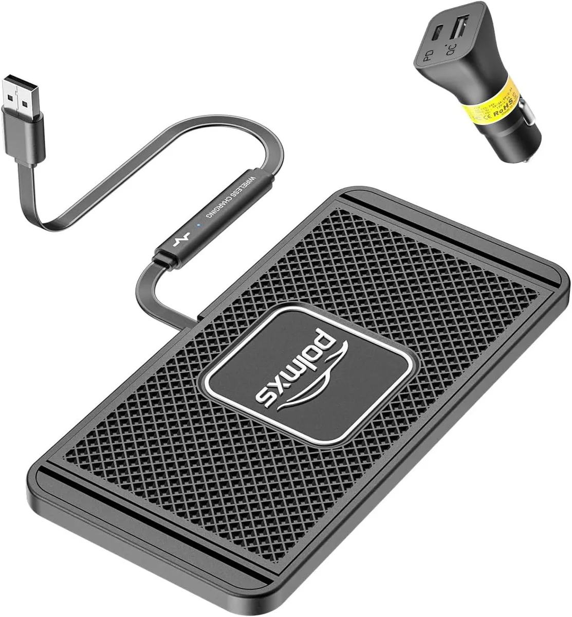 Leelbox Leelbox Wireless Car Charger Pad 10W 30cm Cable C2Y — product photo