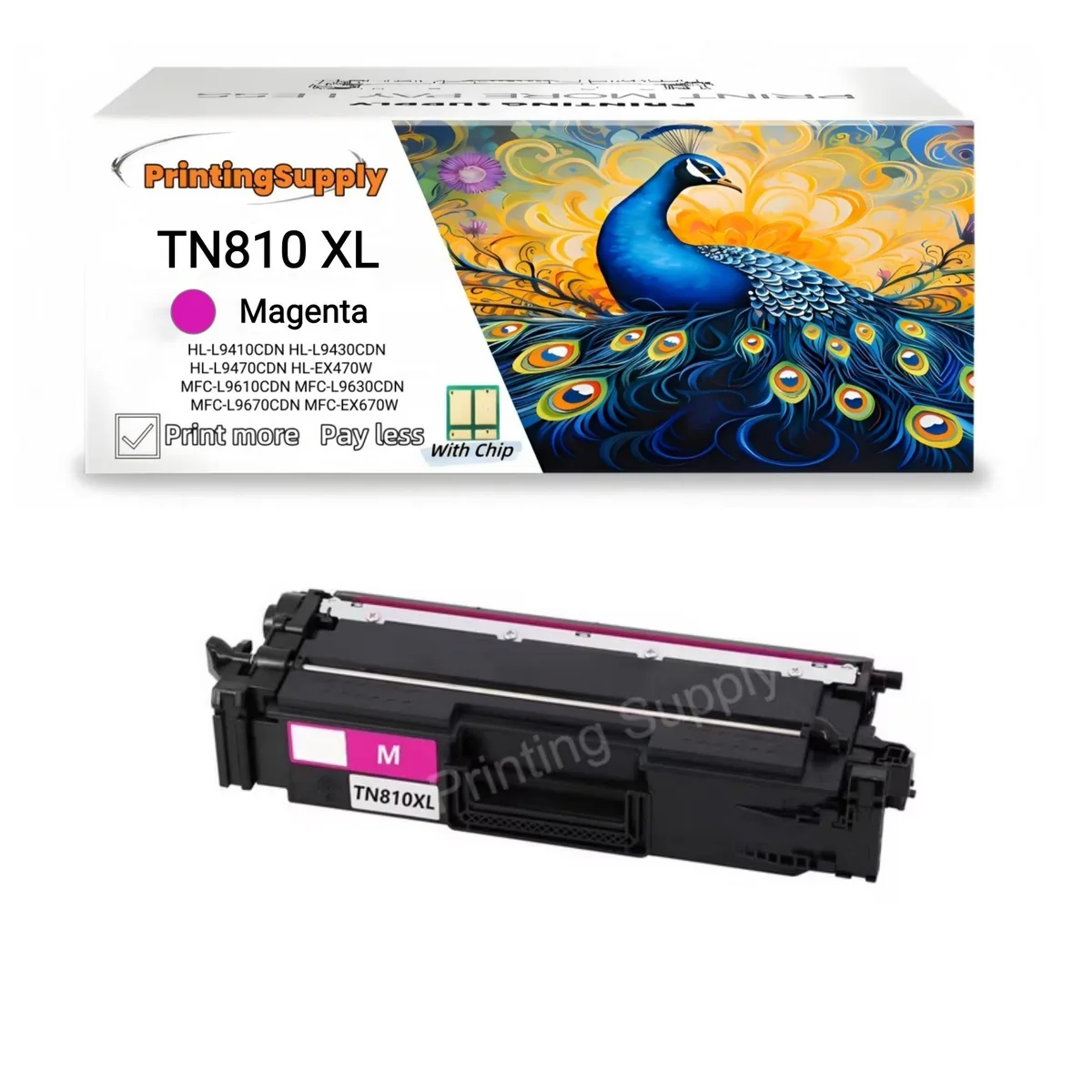 Ninestar Technology Ninestar Technology TN810XLM high-yield magenta toner cartridge — product photo