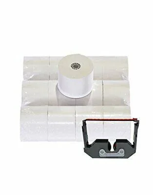 Monroe Systems for Business Monroe Systems for Business CSK3387 Calculator Supply Kit with Paper Rolls and M33X Ribbons — product photo