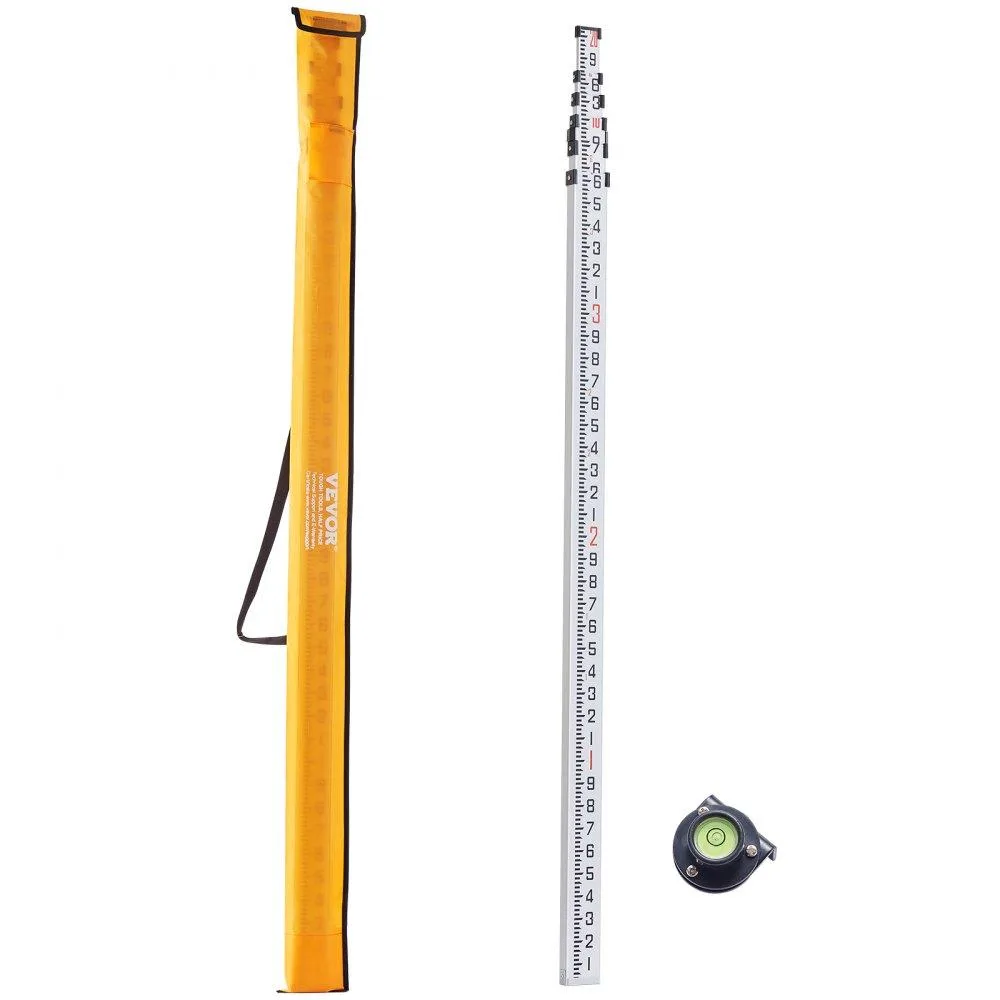 VEVOR VEVOR 20FT6J10 20ft 6-section telescopic leveling rod specialty appliance — product photo