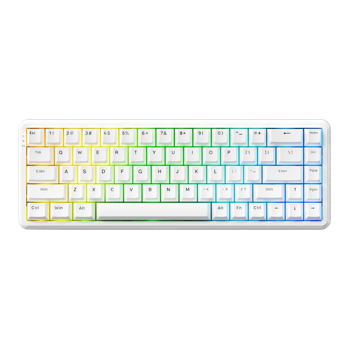 Ajazz Ajazz AK680 MAX Wired Gaming Keyboard Magnetic Switch ABS White — product photo