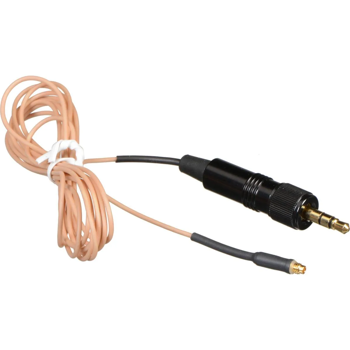 Hosa Technology Hosa Technology Mogan Microphone Cable Sennheiser Beige 3.5mm 1.2mm 4ft — product photo