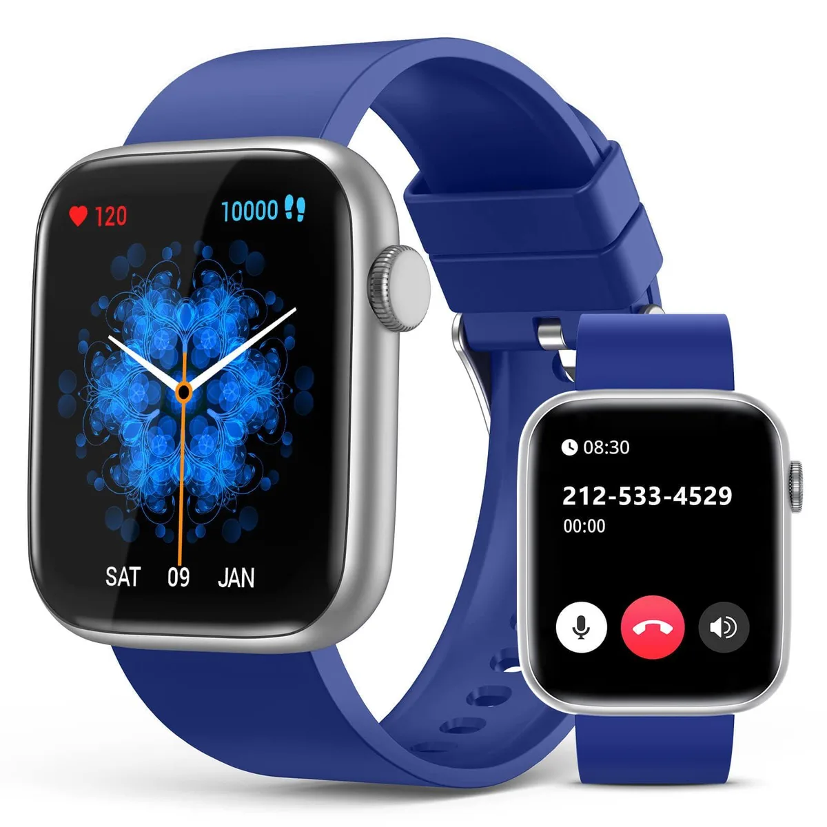  EarlySincere T13 Blue 1.9" AMOLED Smart Watch — product photo