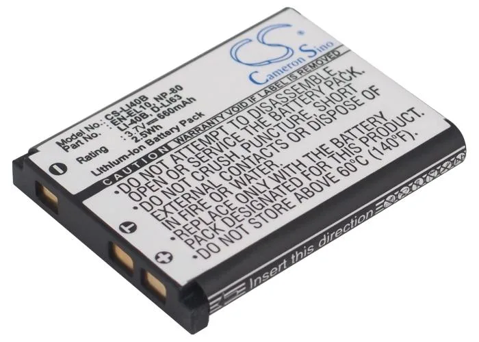 Estry Estry G5WP 3.7V 650mAh lithium standard battery — product photo
