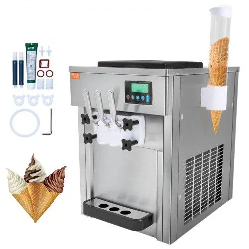 VEVOR VEVOR BQL-7220T 3-Flavor Soft Serve Ice Cream Maker 20L/h 1800W — product photo