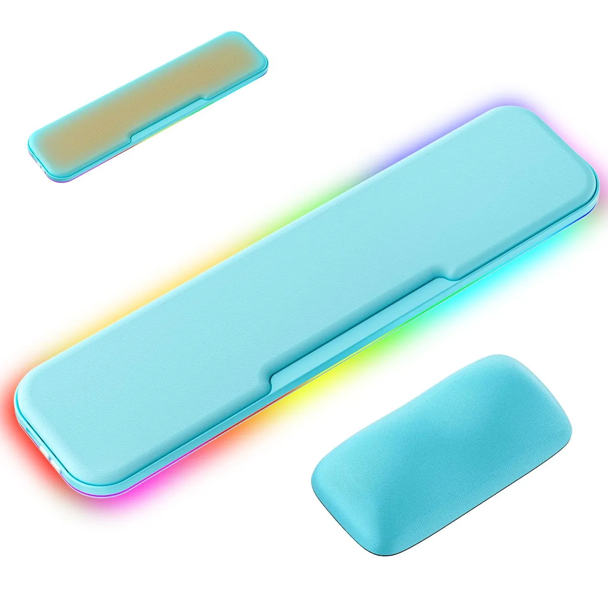 Keychron KO-829BU Heated Wrist Rest Set RGB 18 x 3.5 inches — product photo