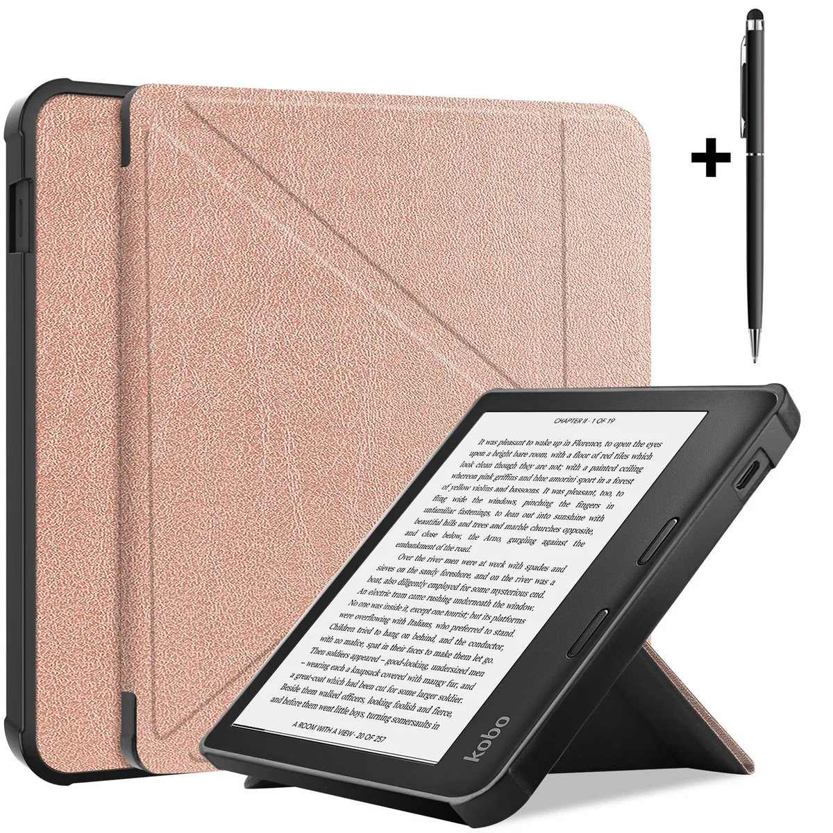 Werleo Werleo Slim Case for Kobo Libra 2 2021 Rose Gold — product photo